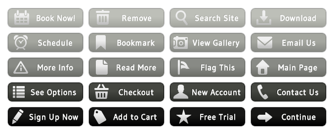 WordPress Buttons Pack - 50 Shades of Action Buttons