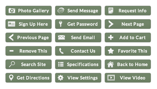 WordPress Buttons Pack - Courtyard Green Buttons